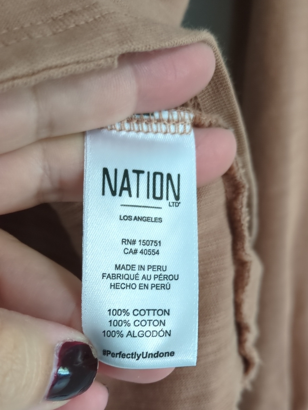 Nation LTD Bentley Work Shirt -Neck Puff Sleeve Button-Front Top  Sz M - Picture 4 of 5